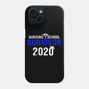 Nurse 2020 Nursing School Survivor Funny Graduation Phone Case