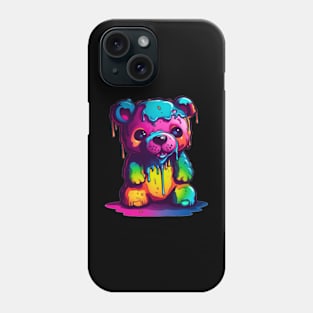 Grunge Teddy Bear Phone Case