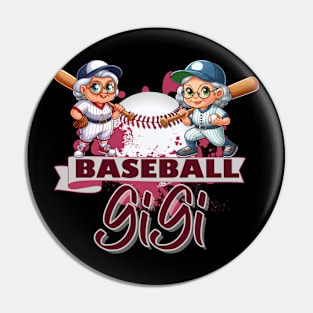 Baseball Gigi Women Ballpark Gigi Baseball Mom Pin