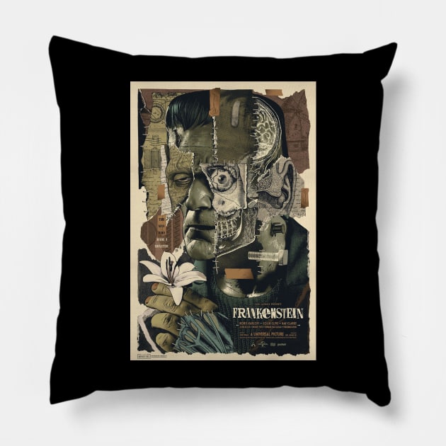 Frankenstein Pillow by aknuckle