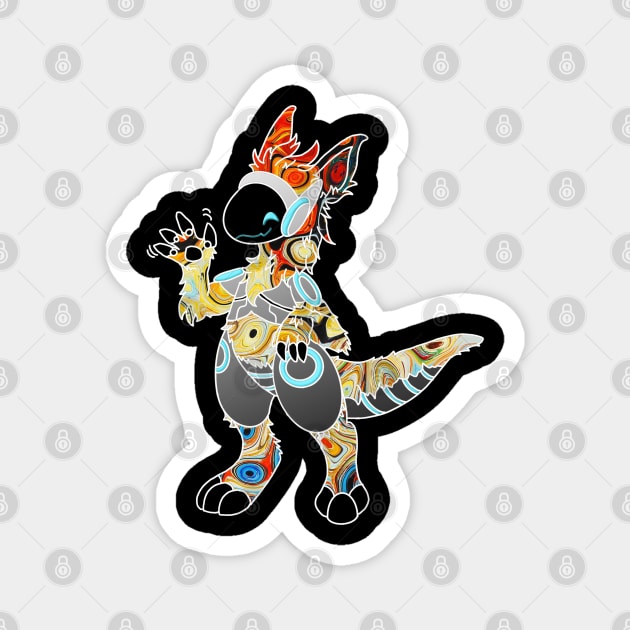 Doodle Love Protogens <3 Magnet for Sale by Fursumi