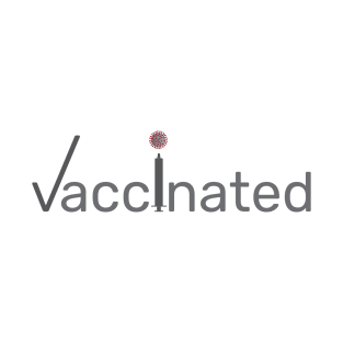 Vaccinated vaccine injector and virus Gray Red T-Shirt