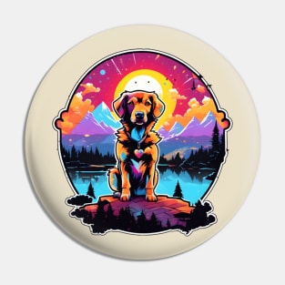 Dog is Furry Friend Forever Pin