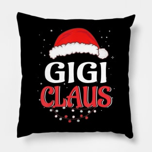 Gigi Claus Christmas Family Group Matching Pjs Xmas Light Pillow