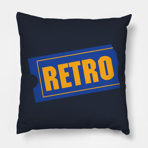 Retro 90s Video Store Rental Pillow by mymainmandeebo