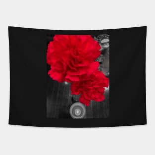 Red Flower Tapestry