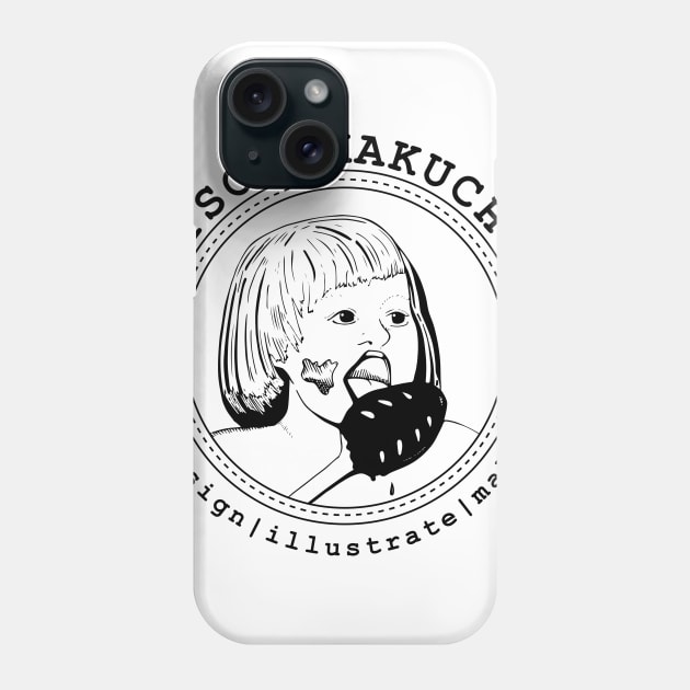 Allyson Makuch Art Eat-It Logo Phone Case by allysonmakuchart