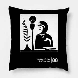 I'm Your Man - Minimal Style Illustration Artwork Pillow