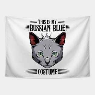 Russian Blue Cat Tapestry