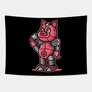 Robo Pig Tapestry