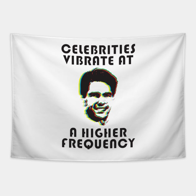 CELEBRITIES VIBRATE AT A HIGHER FREQUENCY Tapestry by DankSpaghetti