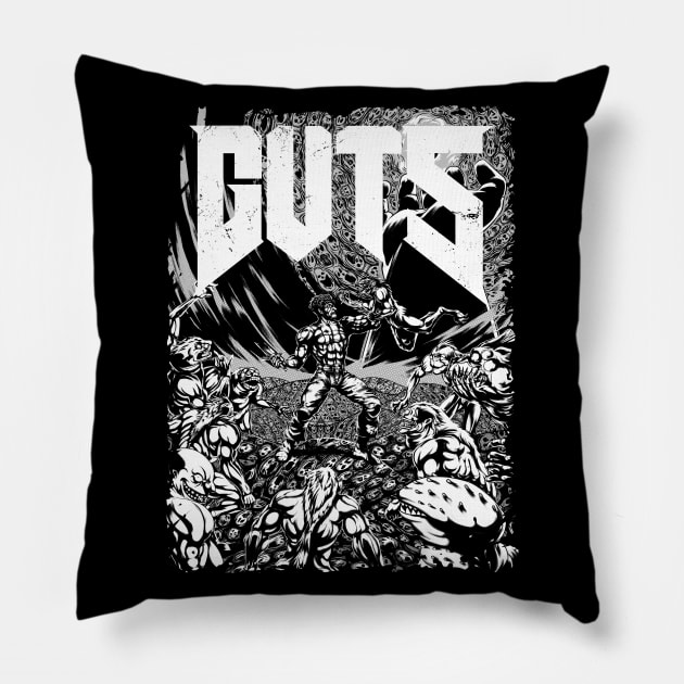 Guts of Doom 2 (Manga Style) Pillow by manoystee