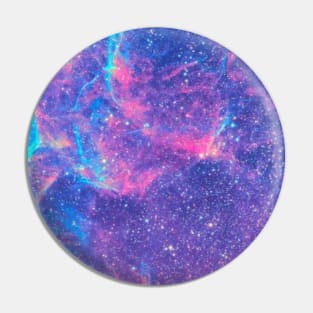 Nebula Pink and Blue Space Pin