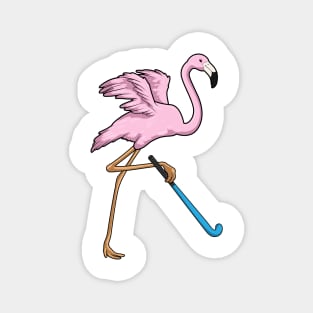 Flamingo Hockey Hockey bat Magnet