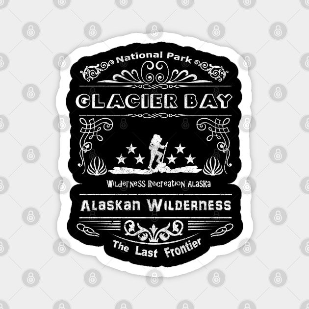 Glacier Bay National Park Alaska Magnet by artsytee