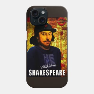 William Shakespeare as a Dude Phone Case