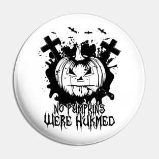 No Pumpkins Were Hurmed tee design birthday gift graphic Pin