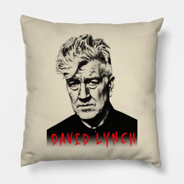 david lynch vintage retro Pillow by cigaruttu store