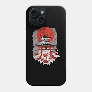 Karateka Do Japanese Sunset Temple Shrine MMA Karate Phone Case