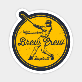 Vintage Brew Crew Magnet