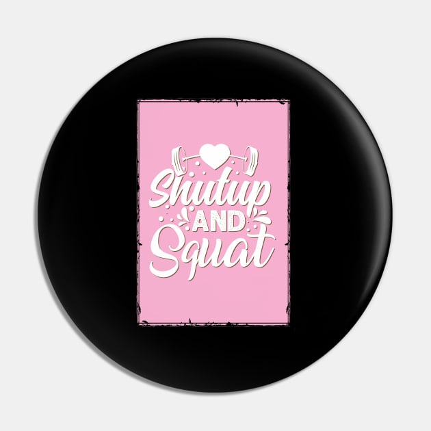 Shutup and squat - Crazy gains - Nothing beats the feeling of power that weightlifting, powerlifting and strength training it gives us! A beautiful vintage design representing body positivity! Pin by Crazy Collective