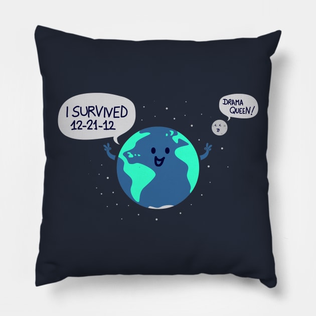 DRAMA QUEEN Pillow by AnishaCreations