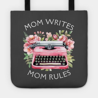 mommy blogging t-shirt mom writes mom rules mom blogger shirt funny mom tee mom life apparel mom boss clothing motherhood blogger top mompreneur gift unique mom shirt cute mom blogger attire Tote