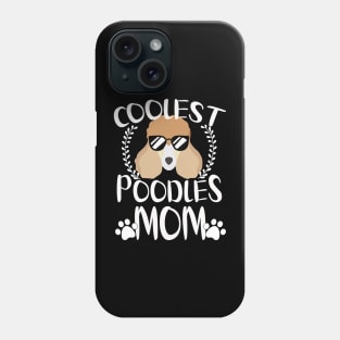 Glasses Coolest Poodles Dog Mom Phone Case