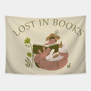 Lost In Books Tapestry