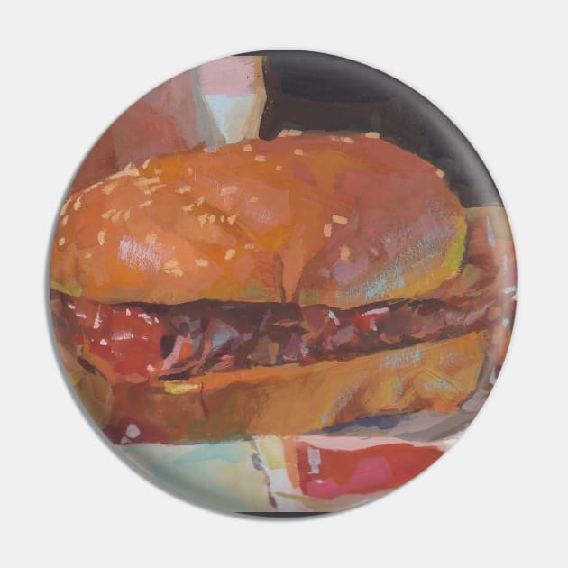 Hamburger Pin by TheMainloop