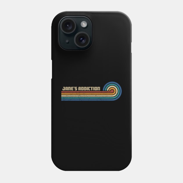 Jane’s Addiction - Retro Sunset Phone Case by Arestration