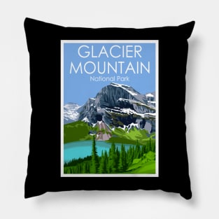 Glacier Mountain Pillow
