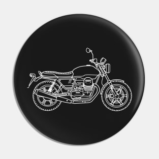 Motorcycle art Pin