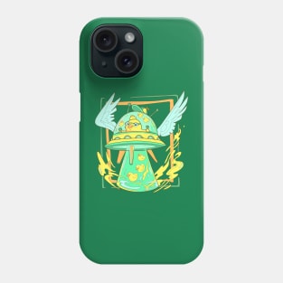 Flying Machine UFO and Rubber Ducks and Propeller Hat Phone Case