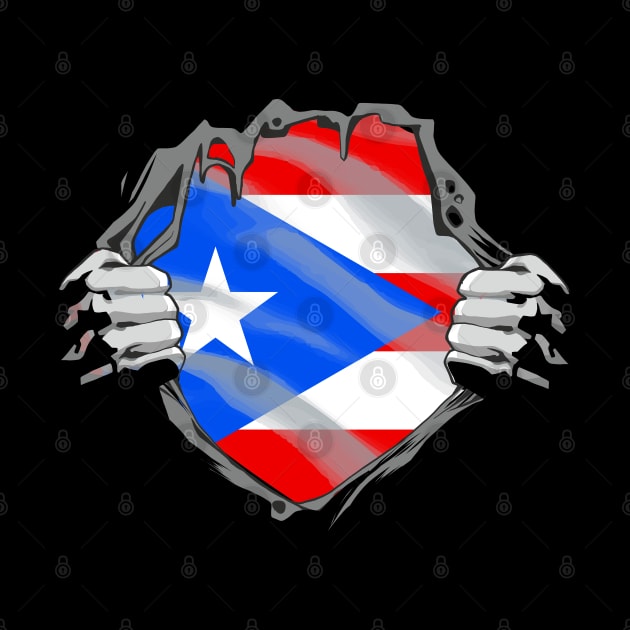 Proud Puerto Rico Flag, Puerto Rico gift heritage, Puerto Rican girl Boy Friend Boricua Puertoriqueño by JayD World