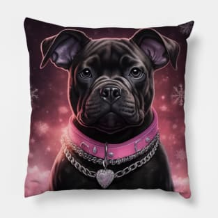 Charming Staffy Pillow