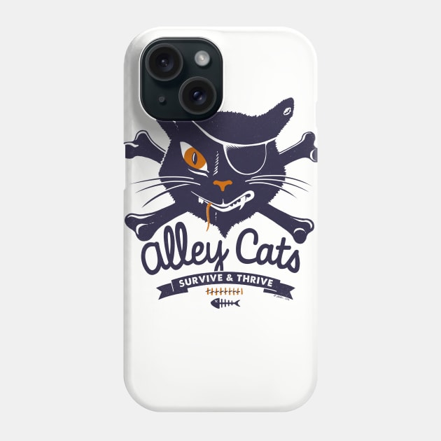 Alley Cats Phone Case by victorcalahan