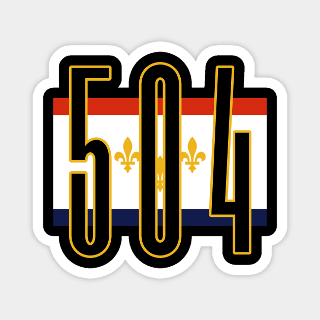 504 Flag 3 Magnet by AMewseMedia