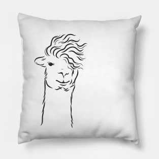 lama head Pillow