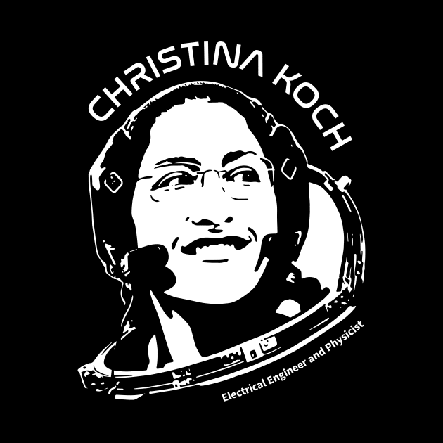 Women in Space: Christina Koch by photon_illustration