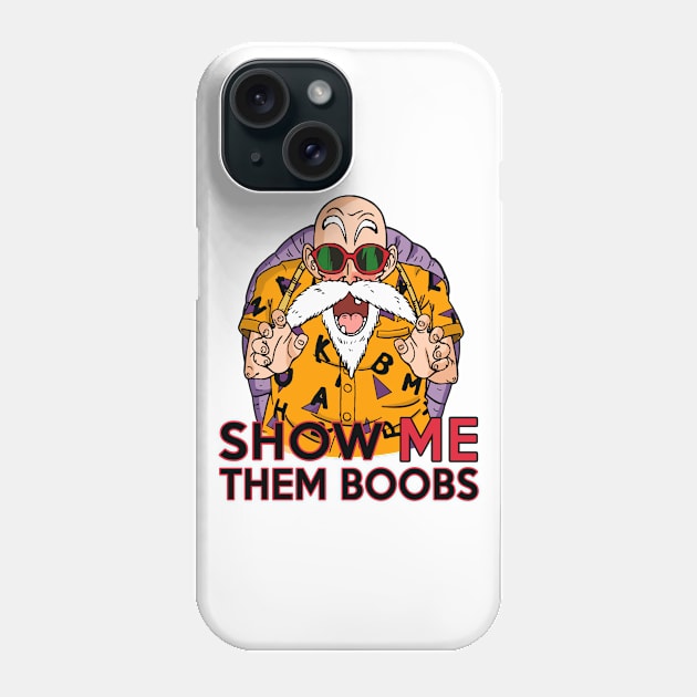 Master Roshi Pervert Phone Case by VintageTeeShirt