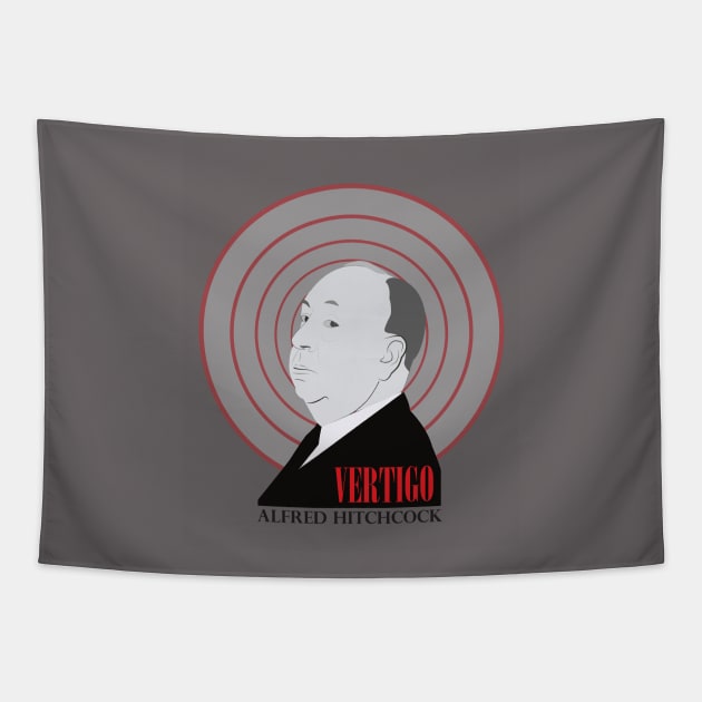 Alfred Hitchcock Tapestry by dddesign