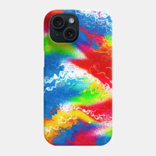 Abstact Colors Primary Merging mixing Phone Case