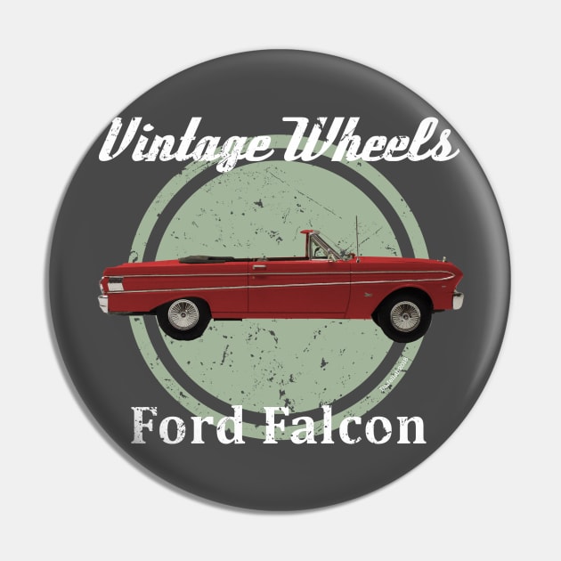 Vintage Wheels - Ford Falcon Pin by DaJellah