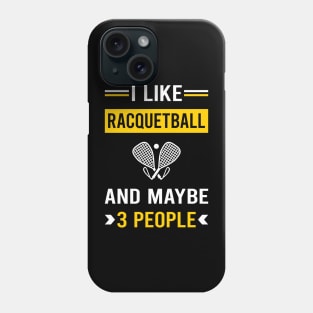 3 People Racquetball Phone Case