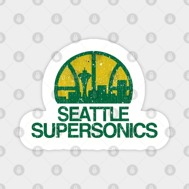 Seattle SuperSonics 1967 Magnet by oxvaslim