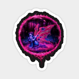 Fuchsia Fairy Magnet