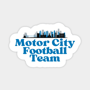Motor City Football Team - Vintage Detroit Lions Magnet
