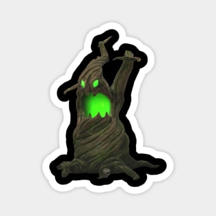 Scary tree halloween Magnet