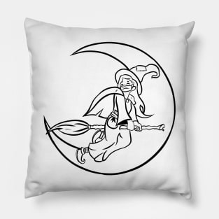 Quarantine Witch Halloween Pillow